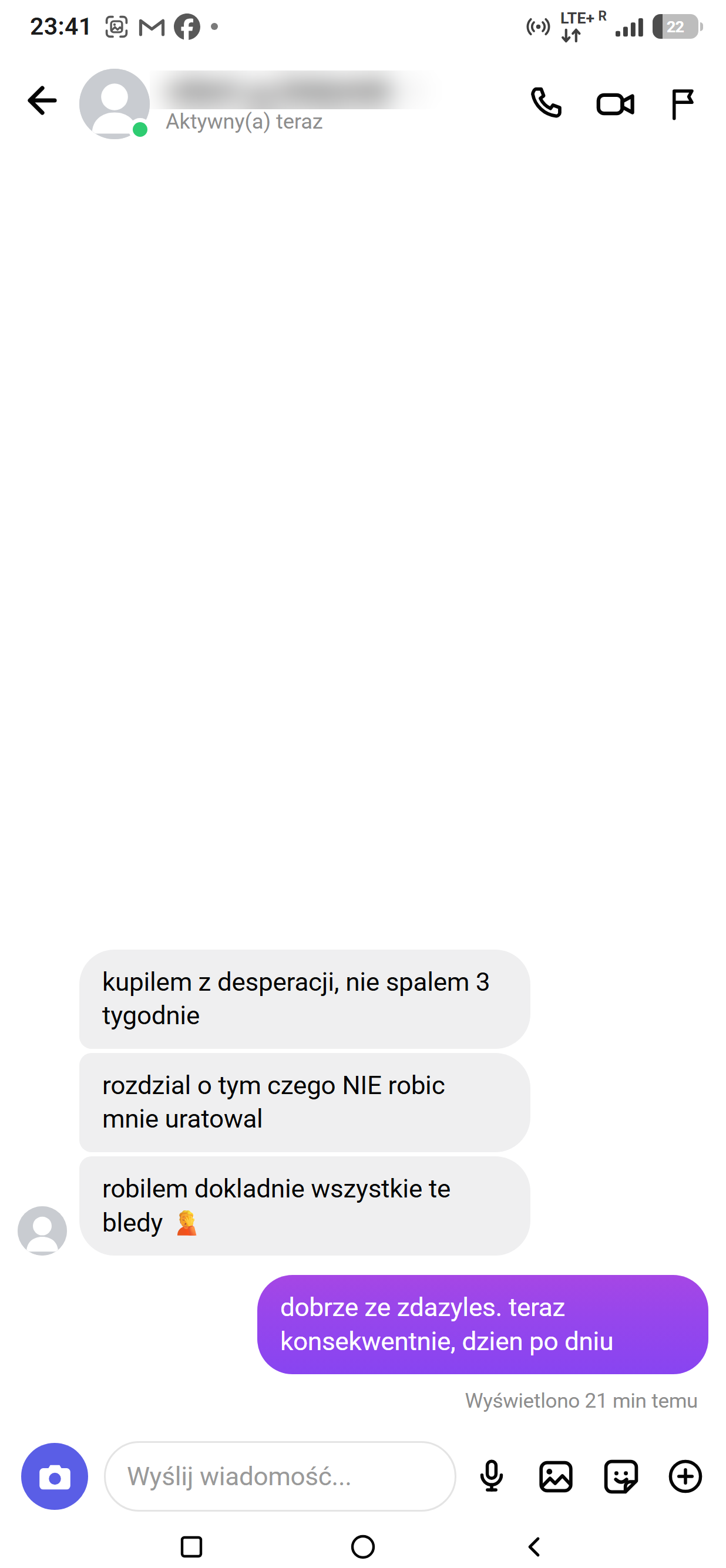 Wiadomość od czytelnika protokołu