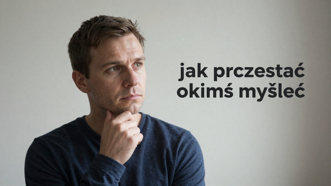 jak przestać o kimś myśleć